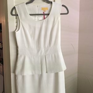 Melao cream cocktail dress NTW